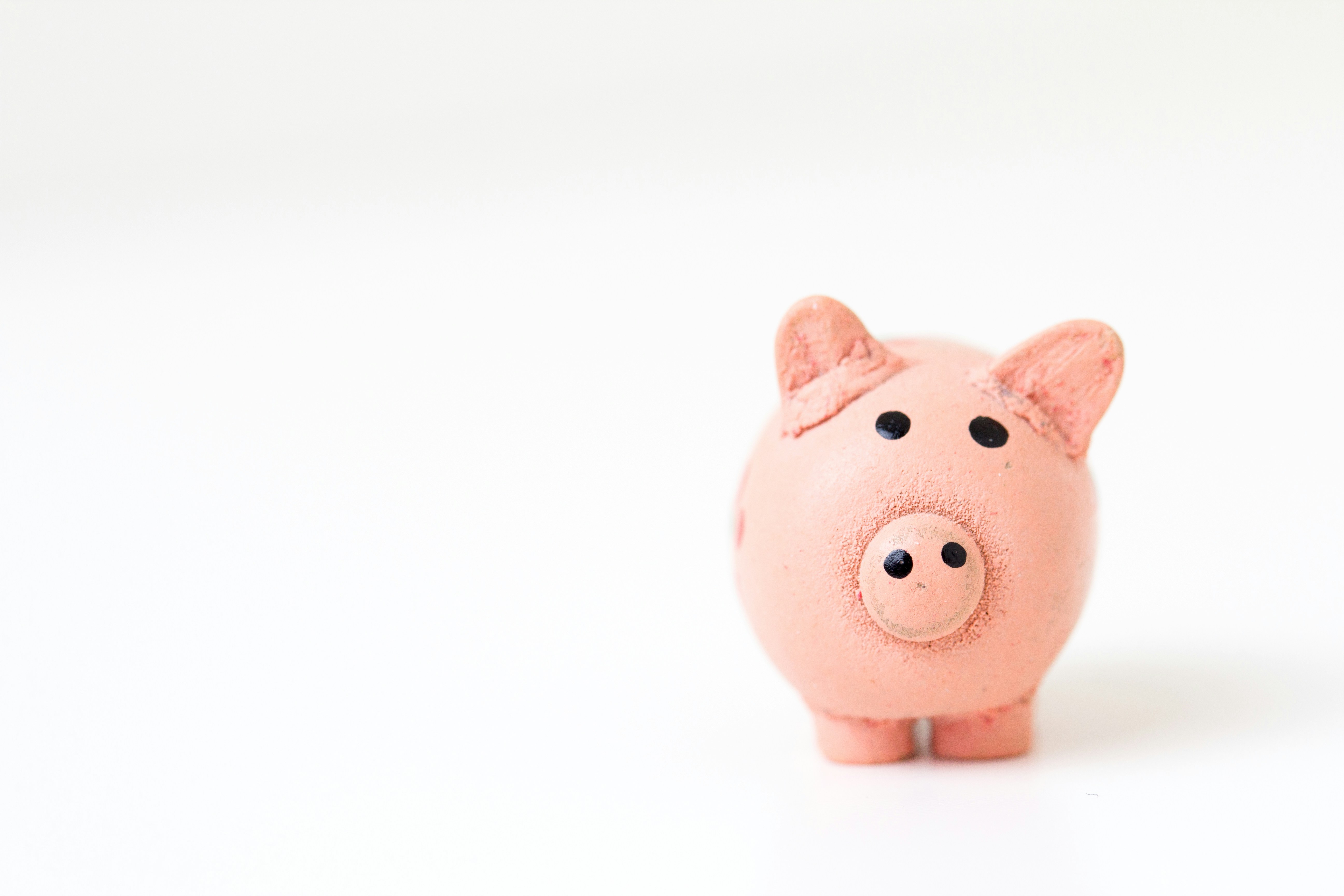 Piggy bank representing reimbursement 